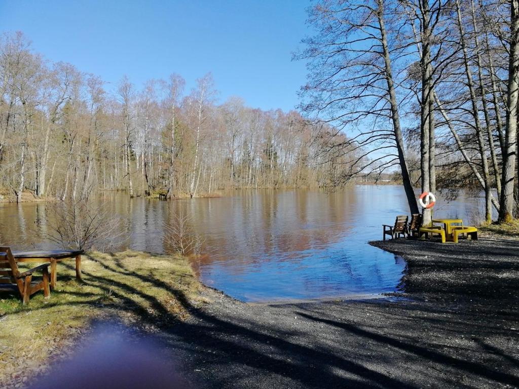 Ferienhaus Annerstad Nahe Bolmen Angeln Baden Kanu Villa Buitenkant foto